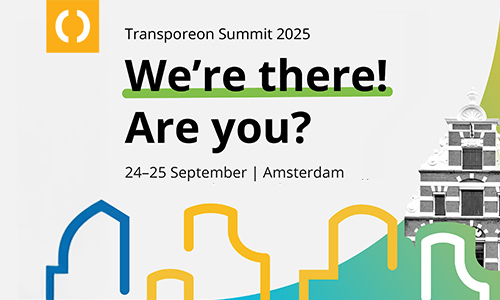 Eventanzeige für das Transporeon Summit in Amsterdam